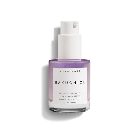 HERBIVORE Bakuchiol Retinol Alternative - Bakuchiol + Peptides, Smooths Skin, Reduces Fine Lines, Wrinkles & Puffiness, Plant-based, Vegan, Cruelty-free
