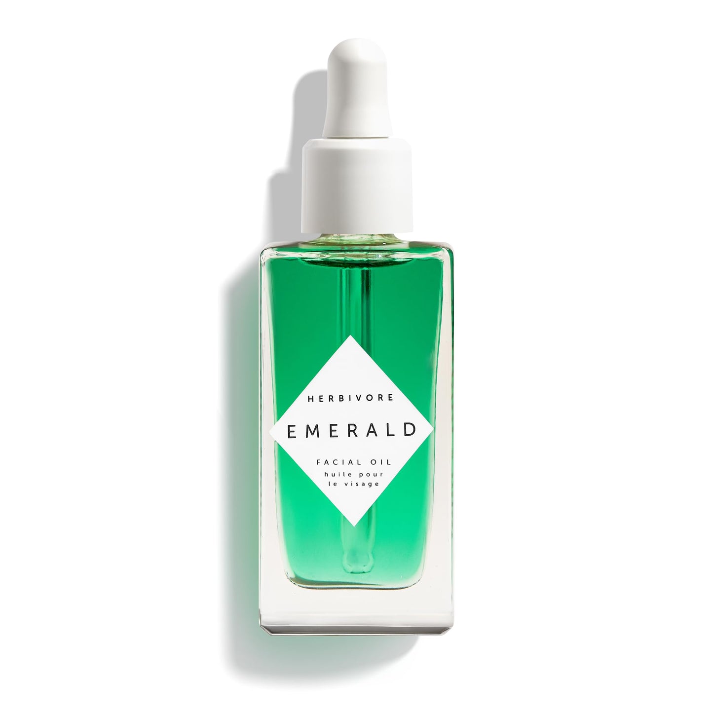 HERBIVORE Emerald Facial Oil | Hydrating, Glowing, Calming & Moisturizing Facial Oil with Ashwagandha & Squalane, Plant-based, Vegan, Non-Comedogenic