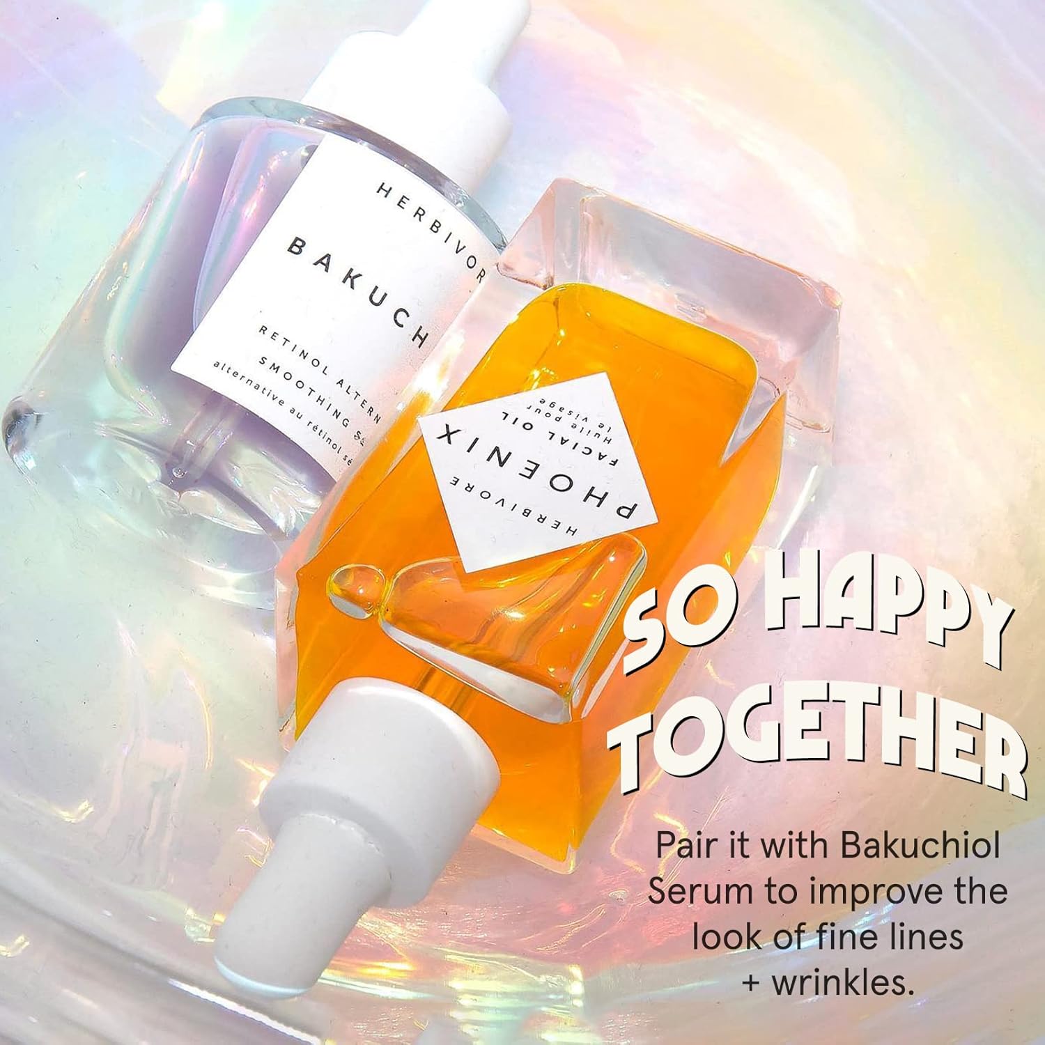 HERBIVORE Phoenix Deep Renewal Anti-Aging Facial Oil with Rosehip, CoQ10, Vitamin E & Antioxidants | Helps Improve Skin Texture + Tone | Vegan, Plant-Based, Cruelty-Free